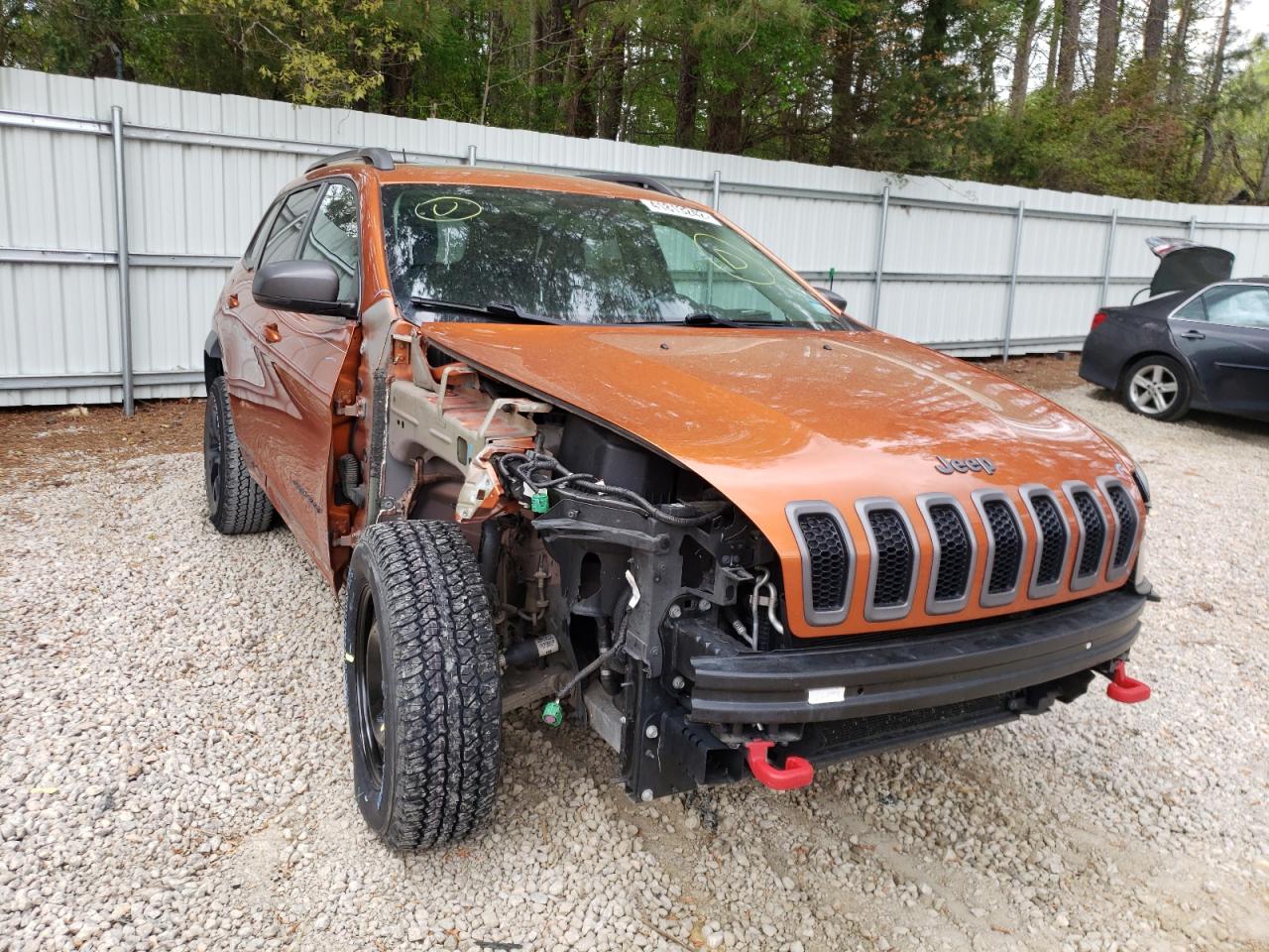 JEEP CHEROKEE T 2016 with VIN 1C4PJMBS9GW322578 - Photo from auction