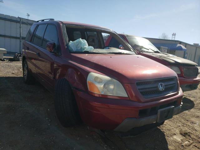 HONDA PILOT EXL 2004 with VIN 5FNYF18614B003531 - Photo from auction
