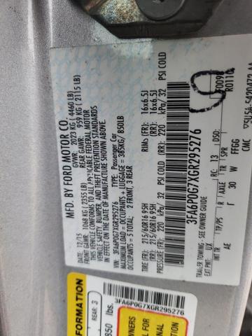 Photo 10 from auction – 2016 FORD FUSION S with VIN 3FA6P0G7XGR295276