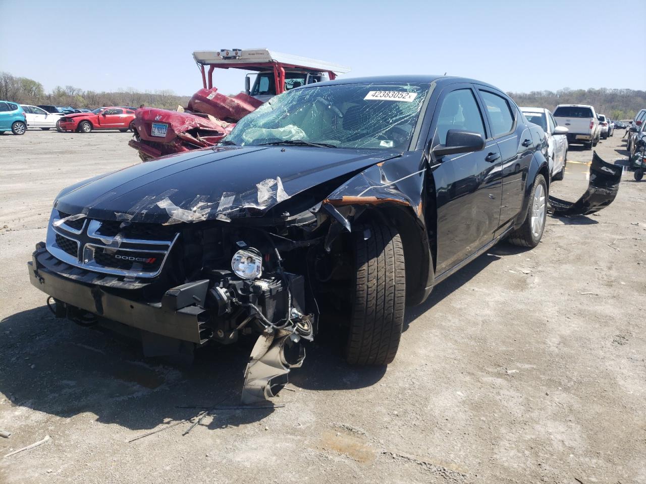 Photo 2 from auction – 2012 DODGE AVENGER SE with VIN 1C3CDZAB6CN266009