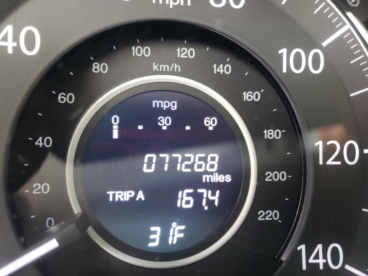 Photo 8 from auction – 2016 HONDA CR-V EXL with VIN 5J6RM4H75GL074294