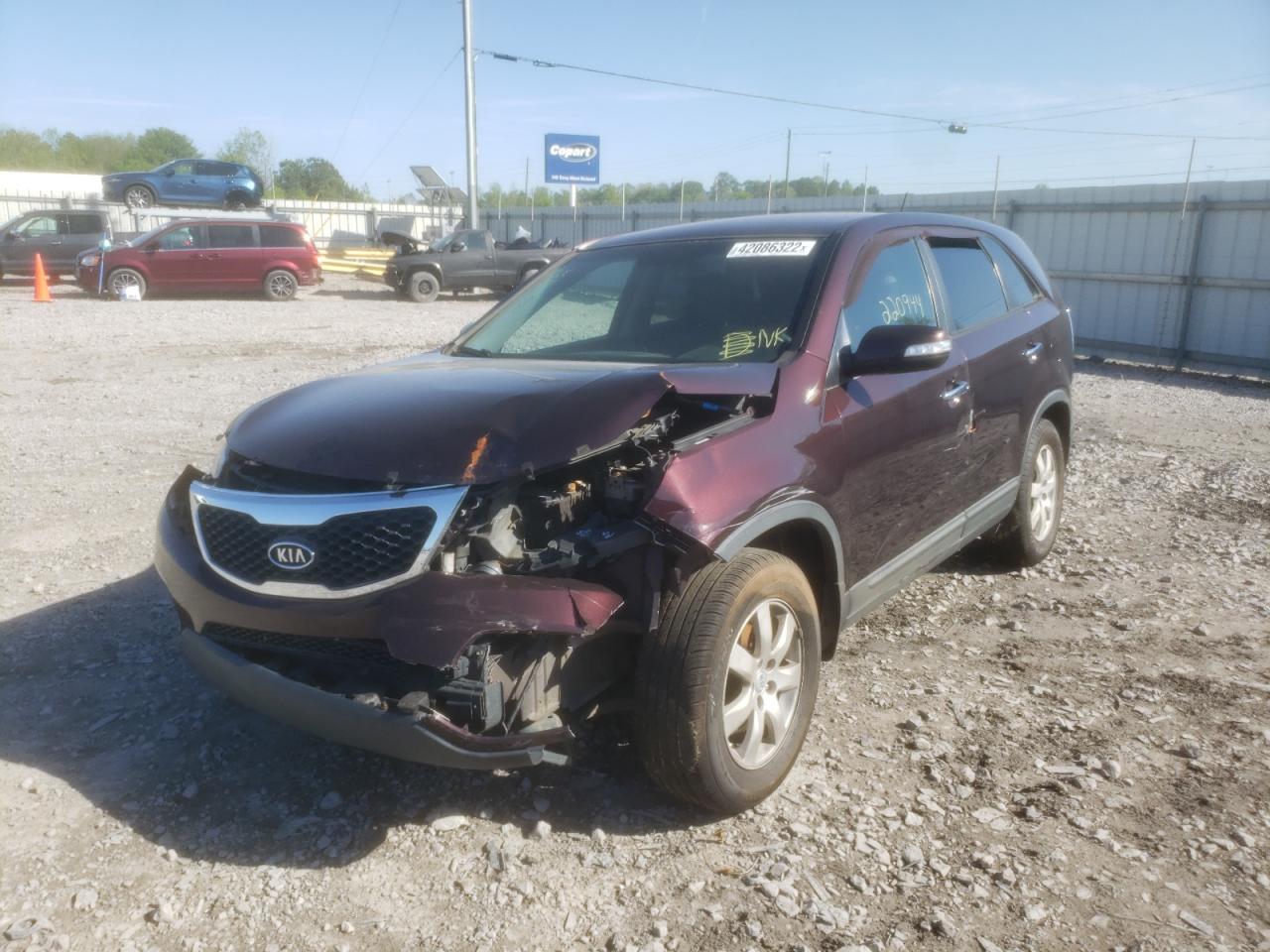 Photo 2 from auction – 2012 KIA SORENTO BA with VIN 5XYKT3A10CG252189
