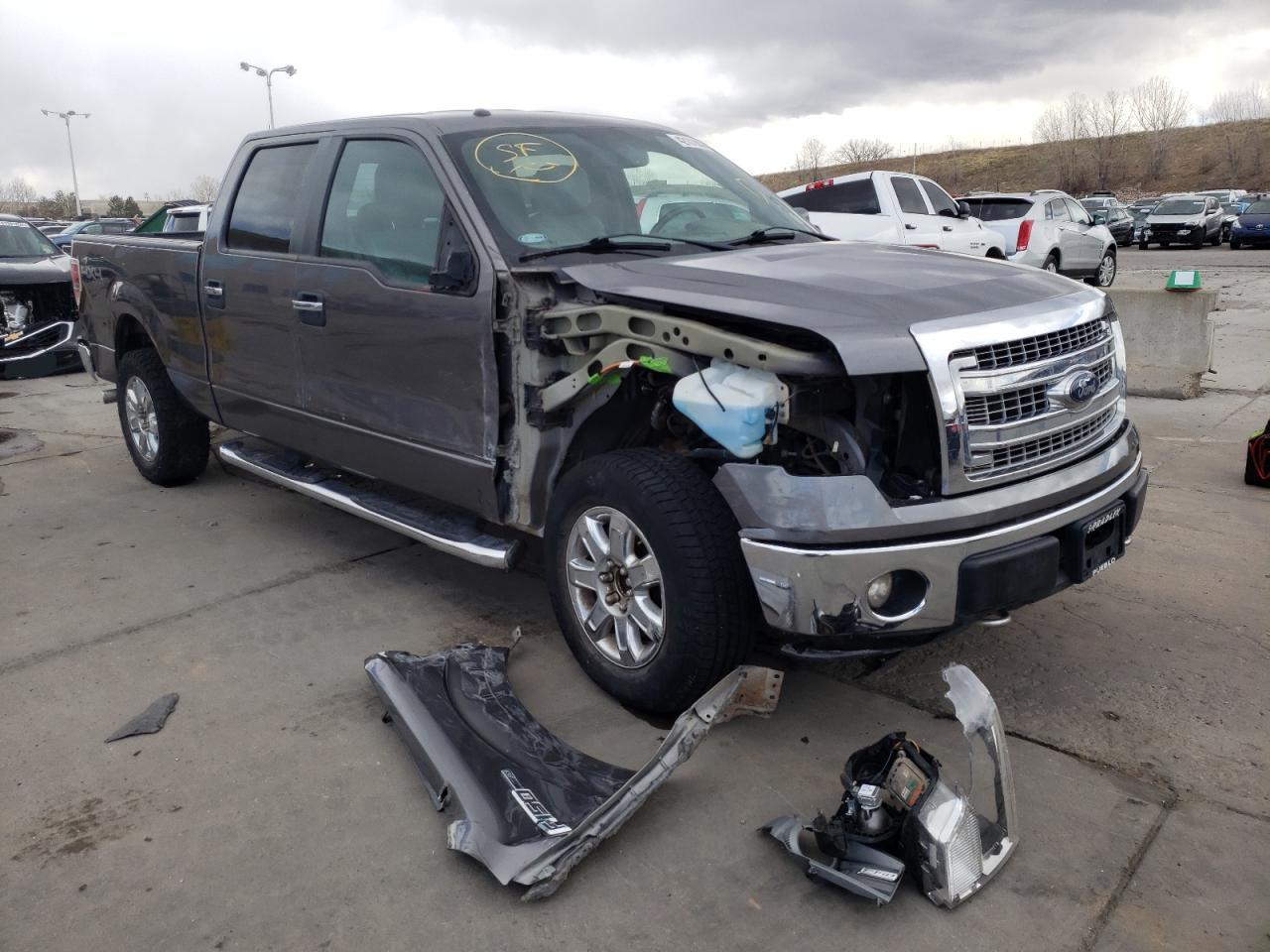 FORD F150 SUPER 2014 with VIN 1FTFW1EF3EKF47089 - Photo from auction