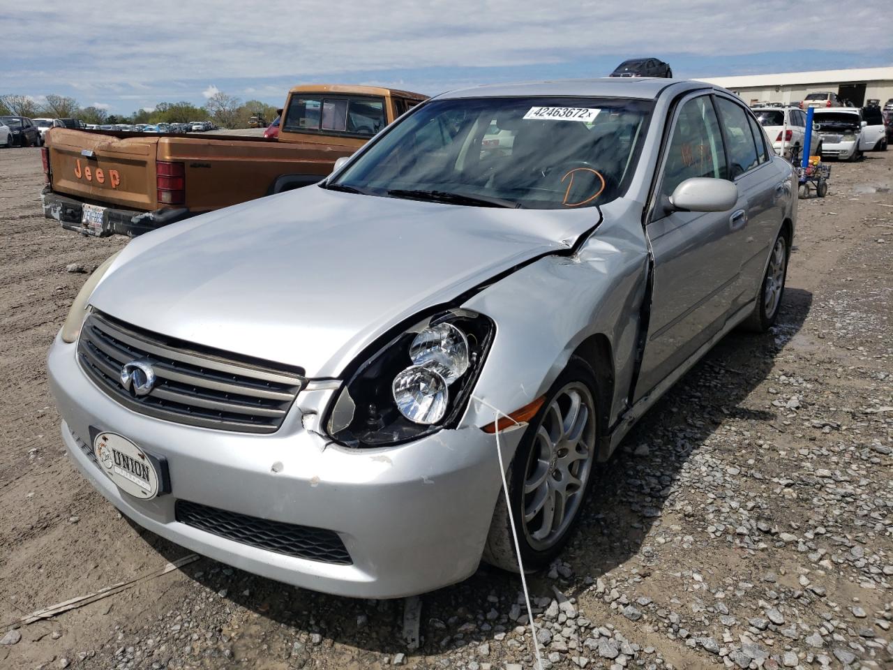 Photo 2 from auction – 2006 INFINITI G35 with VIN JNKCV51E06M503131