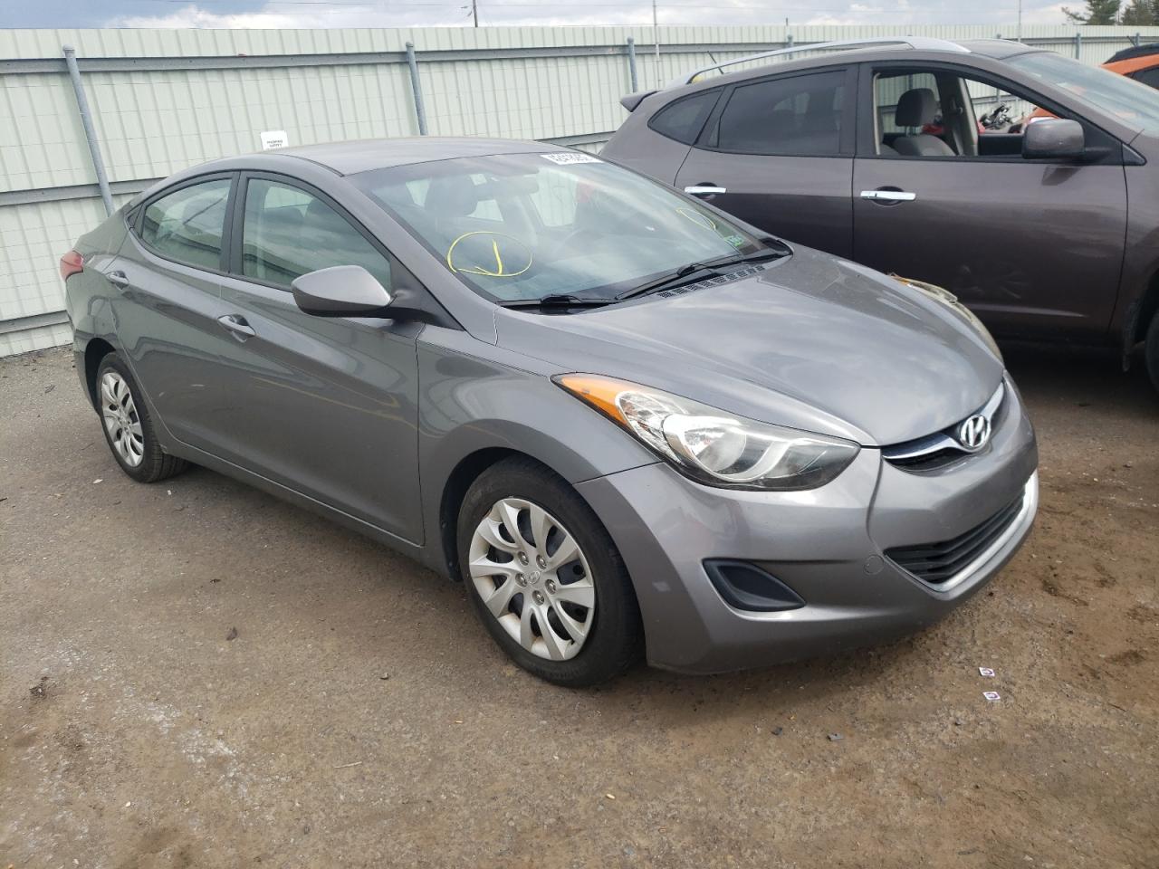 HYUNDAI ELANTRA GL 2012 with VIN 5NPDH4AE7CH144678 - Photo from auction