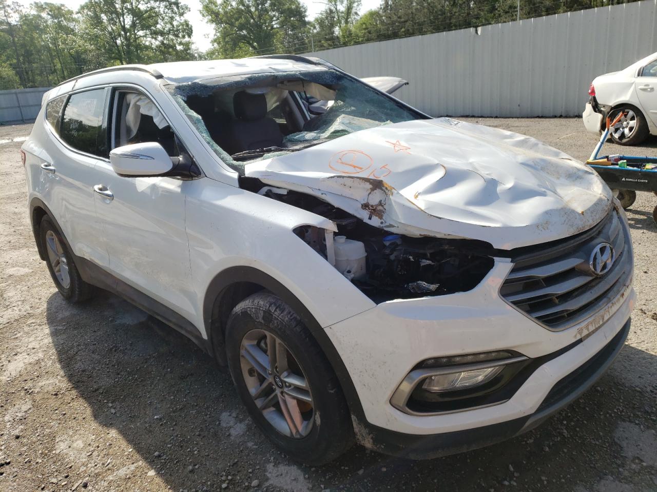 Photo 1 from auction – 2018 HYUNDAI SANTA FE S with VIN 5NMZU3LB1JH076841