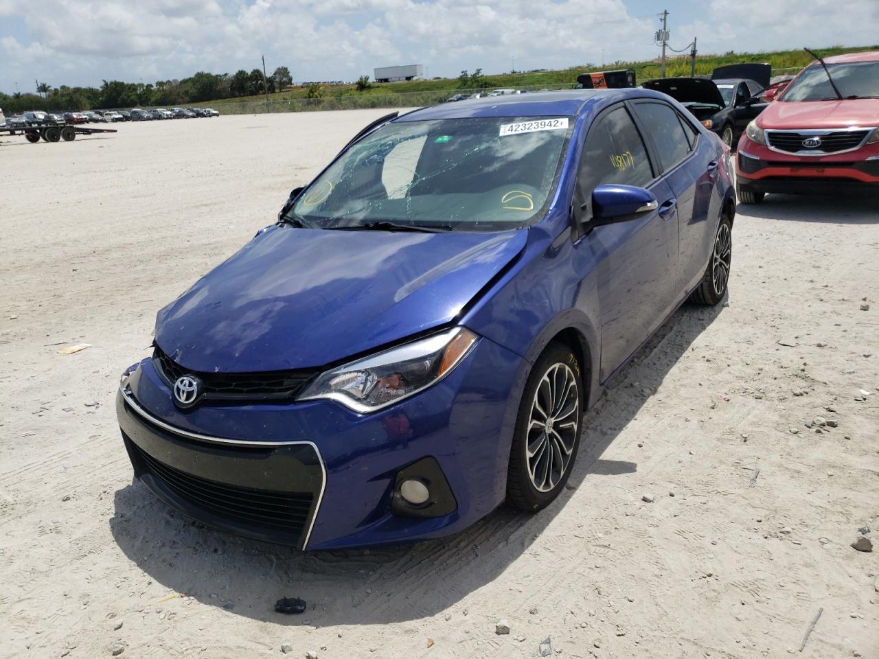 Photo 2 from auction – 2015 TOYOTA COROLLA L with VIN 5YFBURHE6FP349583