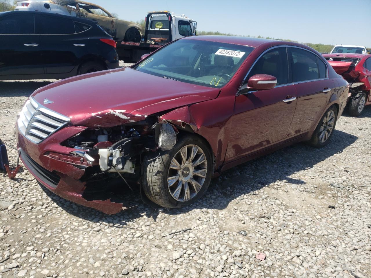 Photo 2 from auction – 2011 HYUNDAI GENESIS 3. with VIN KMHGC4DE6BU142220