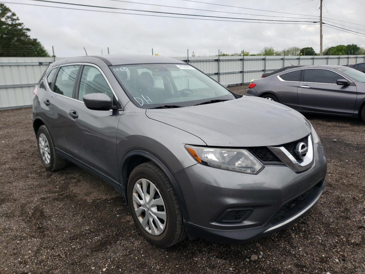 NISSAN ROGUE S 2016 с VIN KNMAT2MT0GP644630 - Фото с аукциона
