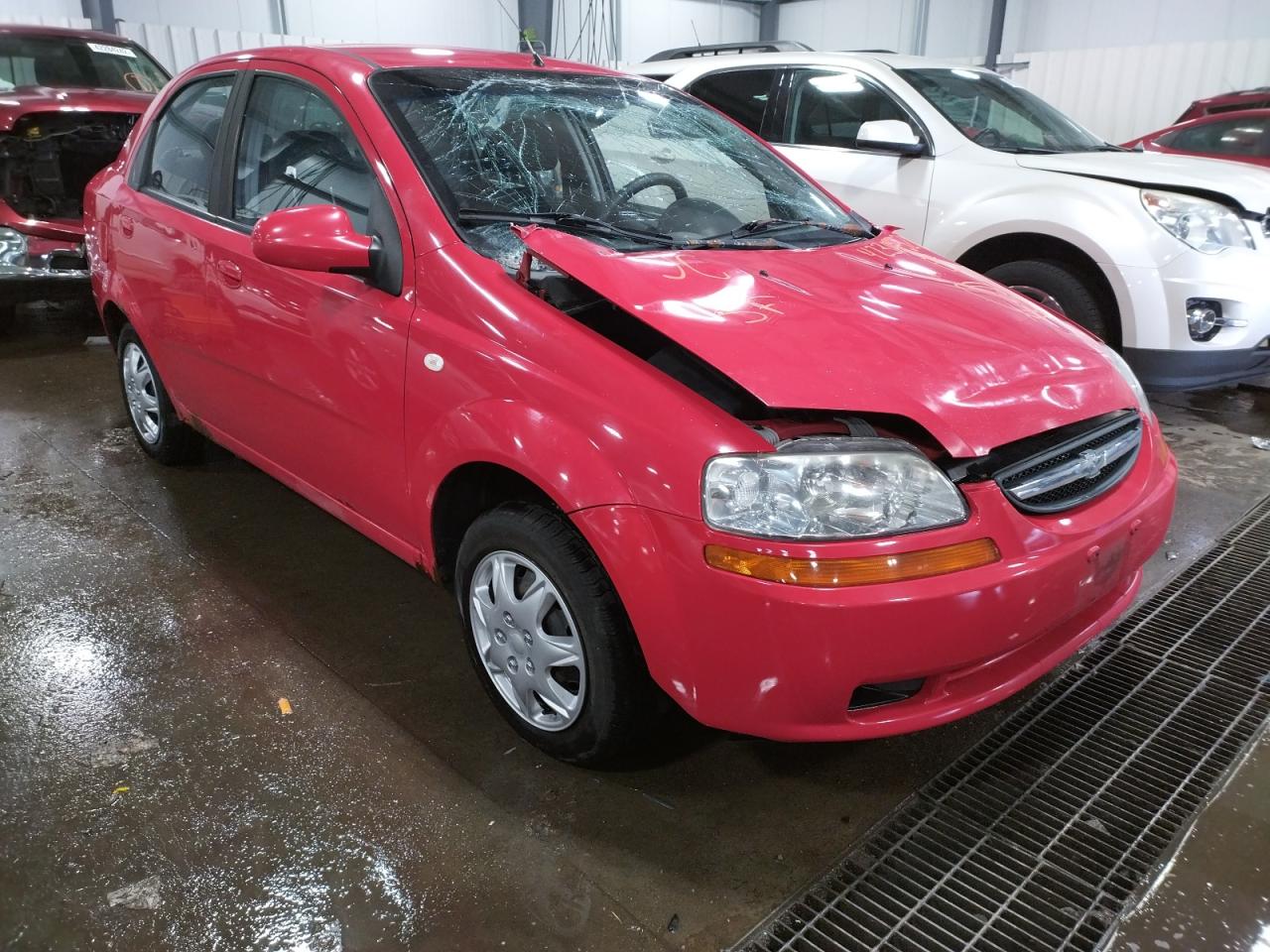 CHEVROLET AVEO BASE 2006 with VIN KL1TD56696B520681 - Photo from auction