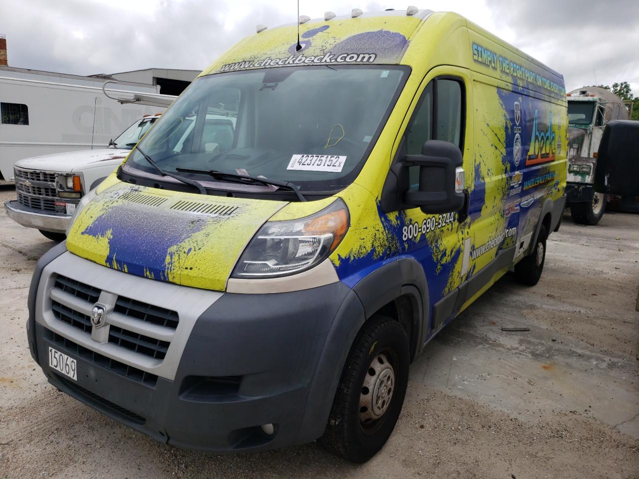 Photo 2 from auction – 2015 RAM PROMASTER with VIN 3C6URVJD7FE500069