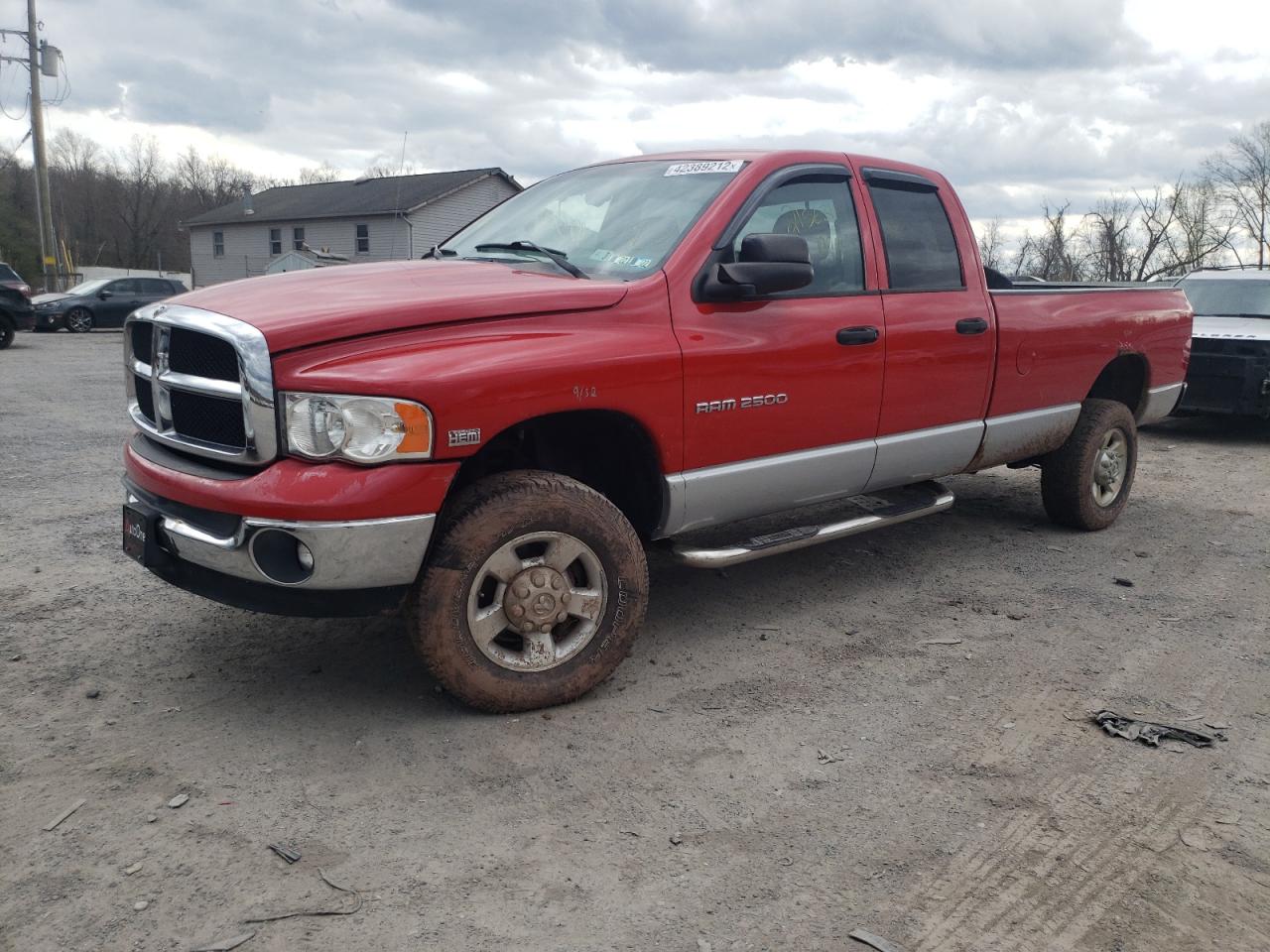 Photo 2 from auction – 2004 DODGE RAM 2500 S with VIN 1D7KU28D94J253906