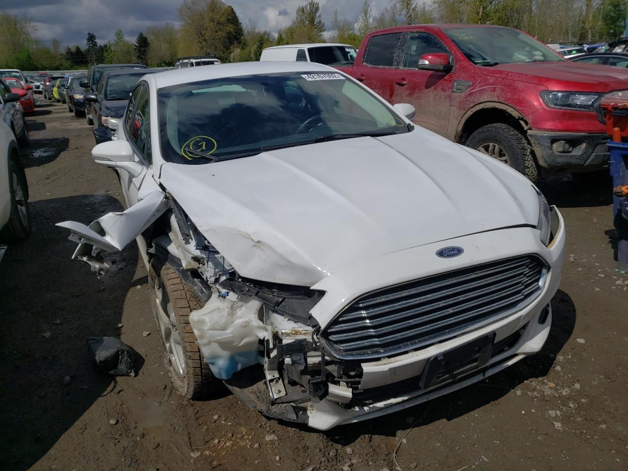 FORD FUSION SE 2016 with VIN 3FA6P0H72GR360023 - Photo from auction