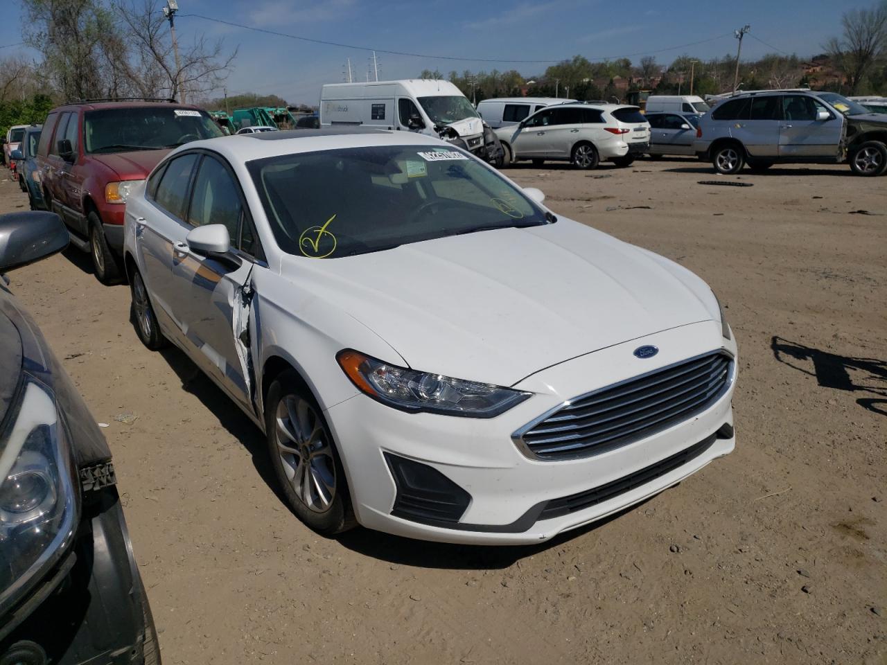 Photo 9 from auction – 2020 FORD FUSION SE with VIN 3FA6P0HD2LR136122