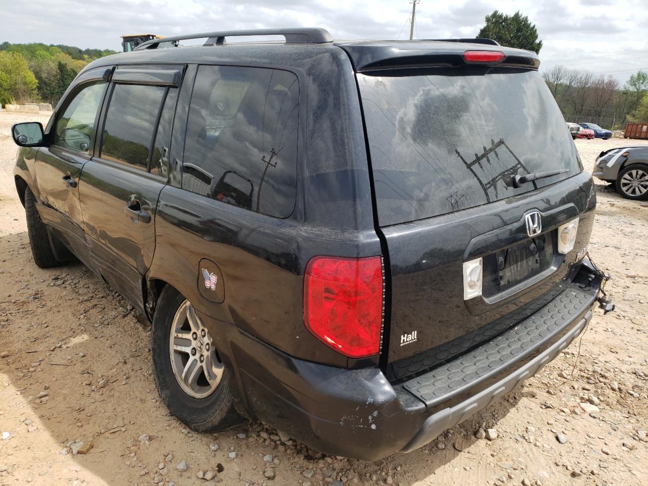 Photo 3 from auction – 2005 HONDA PILOT EXL with VIN 5FNYF18535B007086