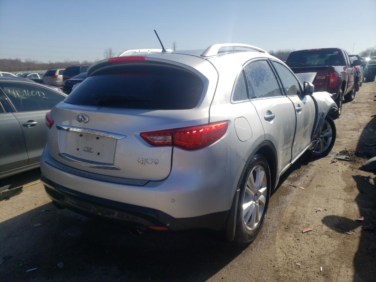 Photo 4 from auction – 2015 INFINITI QX70 with VIN JN8CS1MW2FM480642