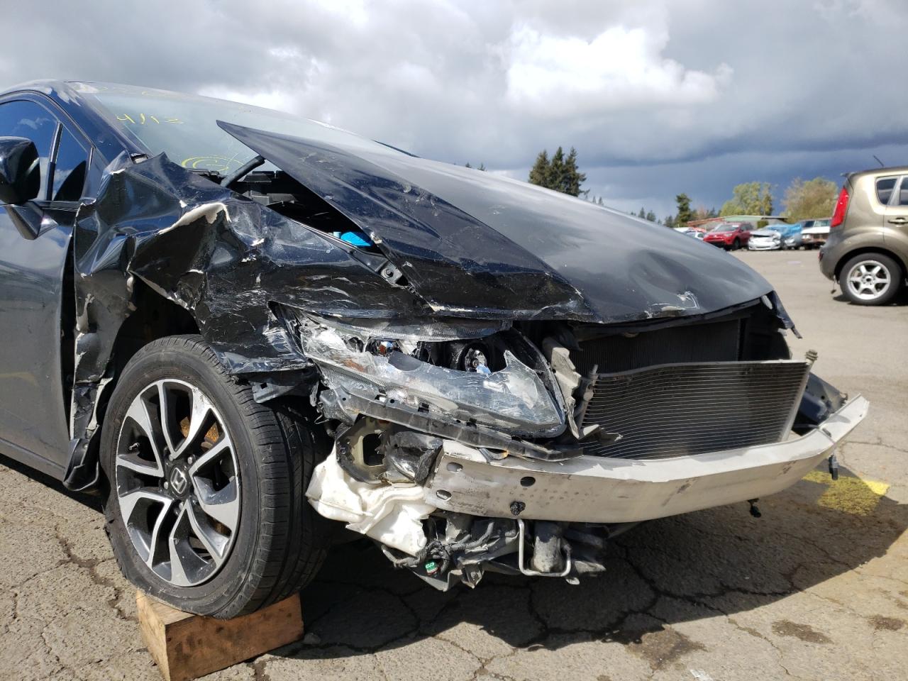 Photo 9 from auction – 2013 HONDA CIVIC EXL with VIN 2HGFB2F98DH523730