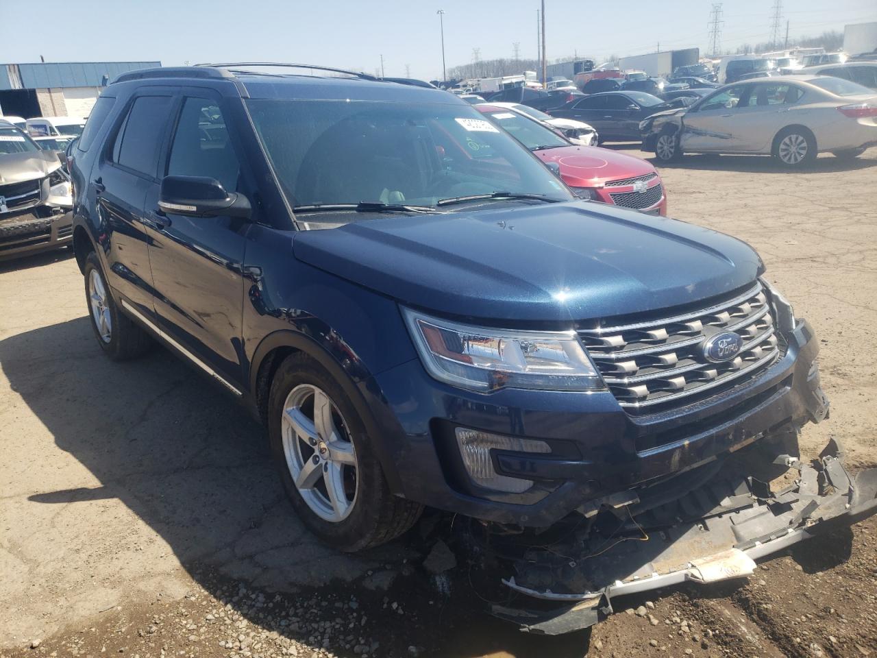 FORD EXPLORER X 2017 with VIN 1FM5K8D81HGA98551 - Photo from auction