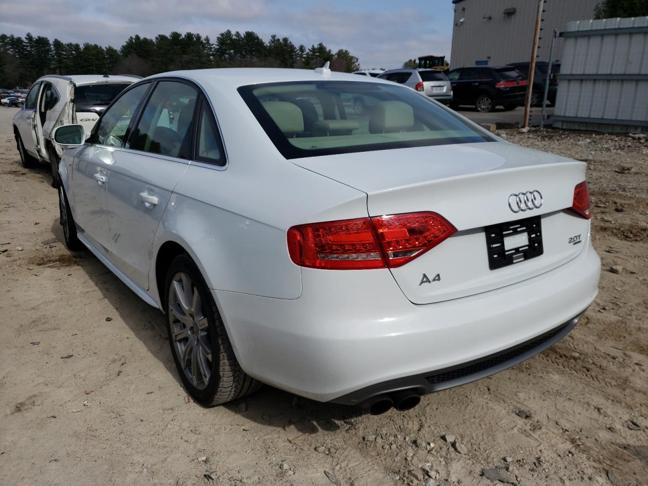 Photo 3 from auction – 2012 AUDI A4 PREMIUM with VIN WAUFFAFL7CN020590