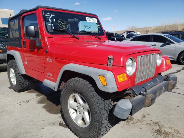 Photo 1 from auction – 2005 JEEP WRANGLER X with VIN 1J4FA39S55P382421