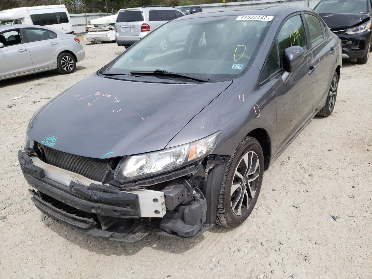 Photo 2 from auction – 2014 HONDA CIVIC EX with VIN 2HGFB2F89EH556499