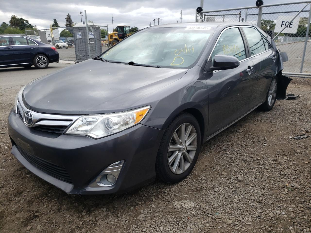 Photo 2 from auction – 2012 TOYOTA CAMRY BASE with VIN 4T4BF1FKXCR243805