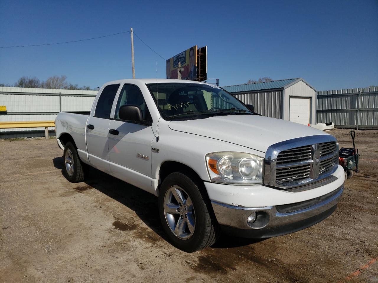 DODGE RAM 1500 S 2008 with VIN 1D7HA182X8S583386 - Photo from auction