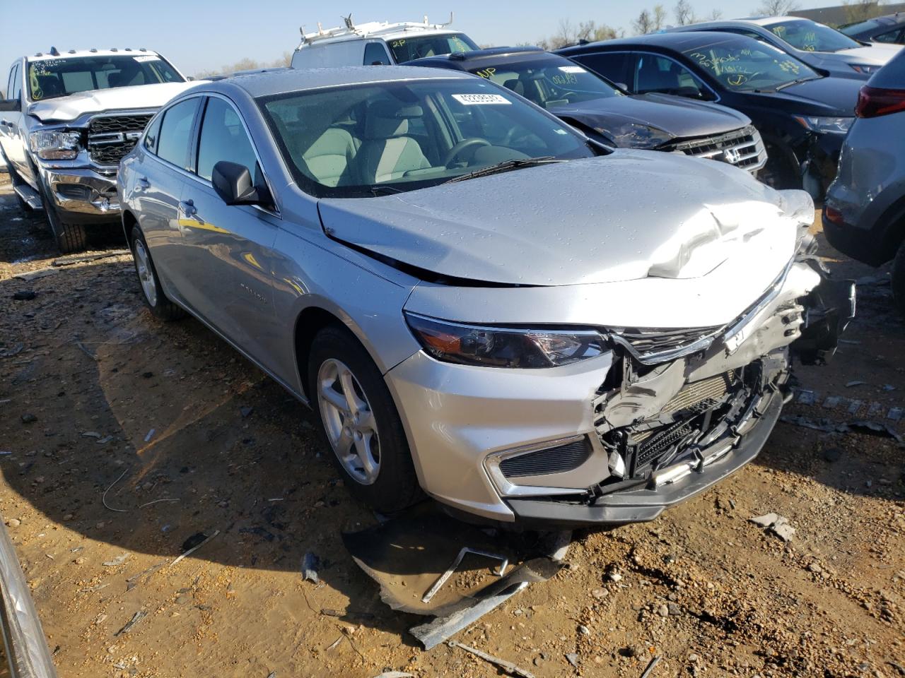CHEVROLET MALIBU LS 2018 with VIN 1G1ZB5ST8JF173780 - Photo from auction