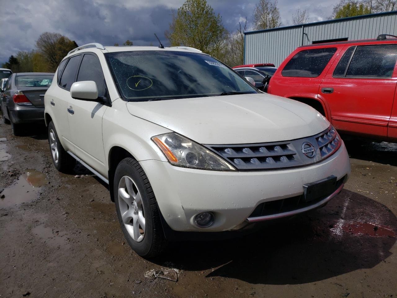 NISSAN MURANO SL 2007 with VIN JN8AZ08W07W667648 - Photo from auction