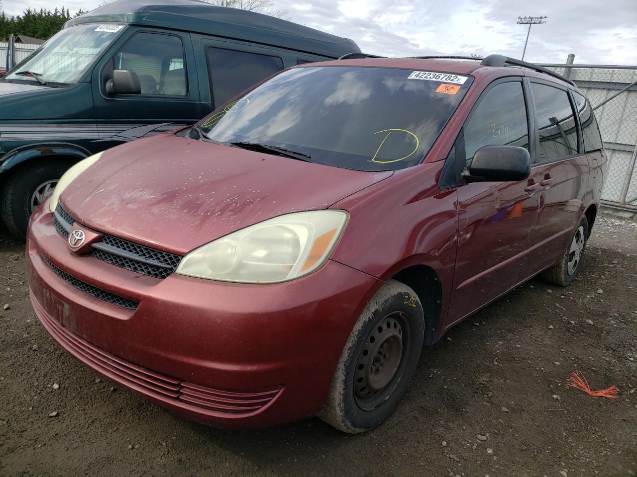 Photo 2 from auction – 2004 TOYOTA SIENNA CE with VIN 5TDZA23C84S104437