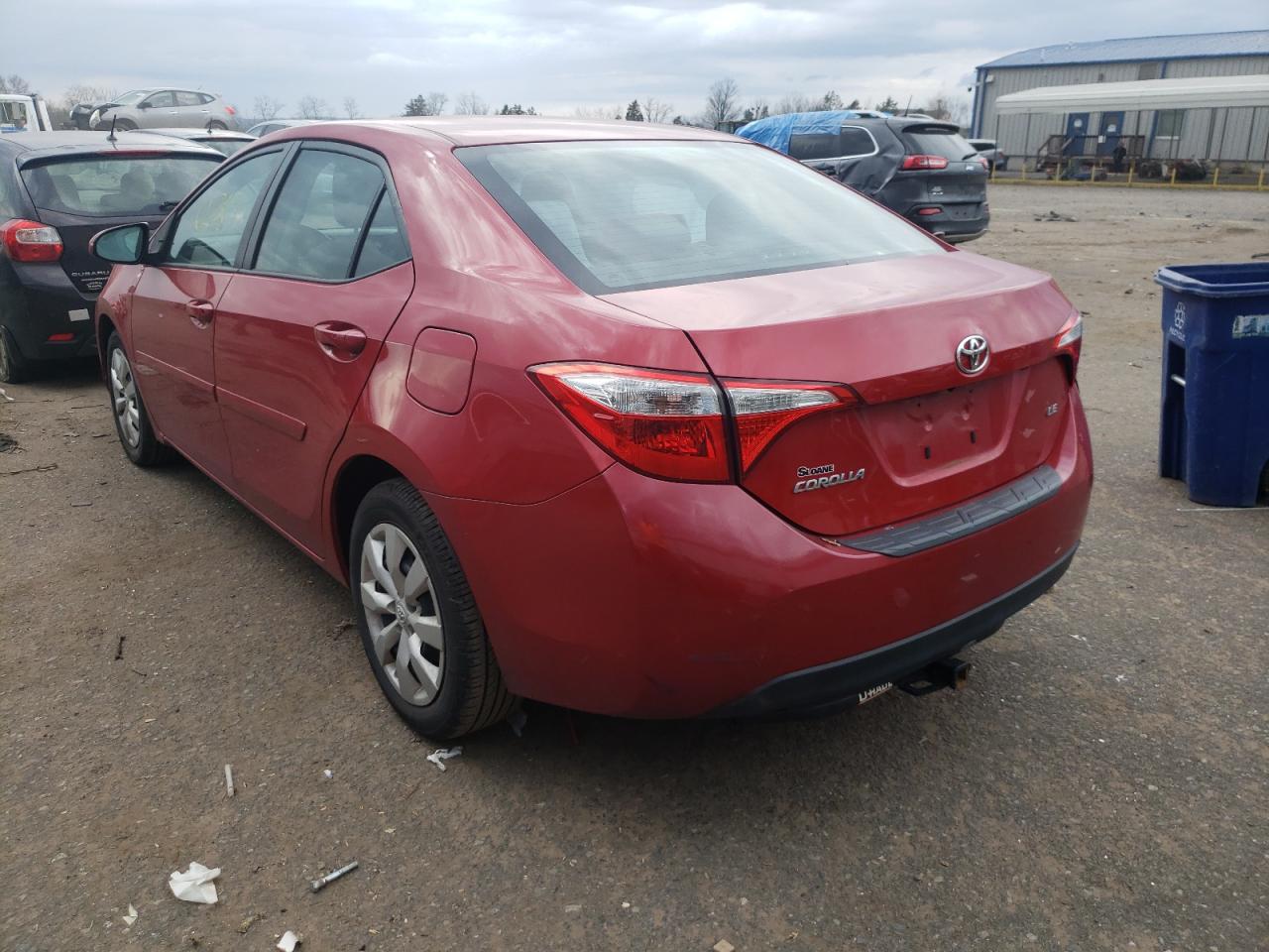 Photo 3 from auction – 2015 TOYOTA COROLLA L with VIN 2T1BURHEXFC329515