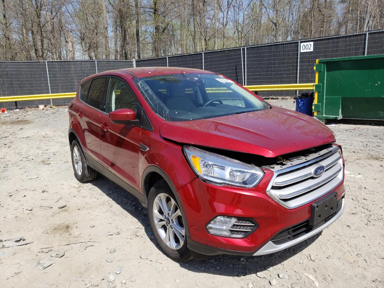 FORD ESCAPE SE 2019 with VIN 1FMCU0GD4KUB21826 - Photo from auction
