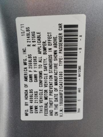 Photo 10 from auction – 2012 ACURA TL with VIN 19UUA8F21CA015080