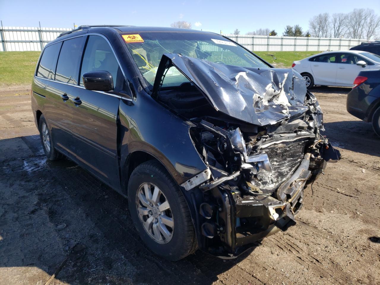 HONDA ODYSSEY EX 2008 with VIN 5FNRL38698B113130 - Photo from auction