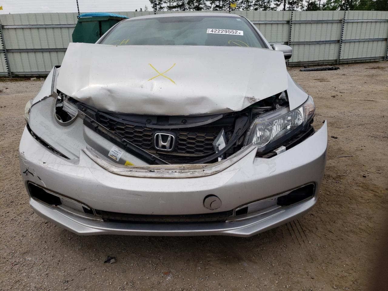 Photo 7 from auction – 2014 HONDA CIVIC LX with VIN 19XFB2F51EE031338