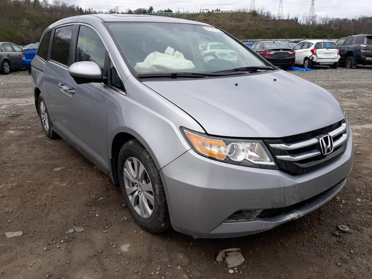 HONDA ODYSSEY EX 2017 with VIN 5FNRL5H62HB025628 - Photo from auction