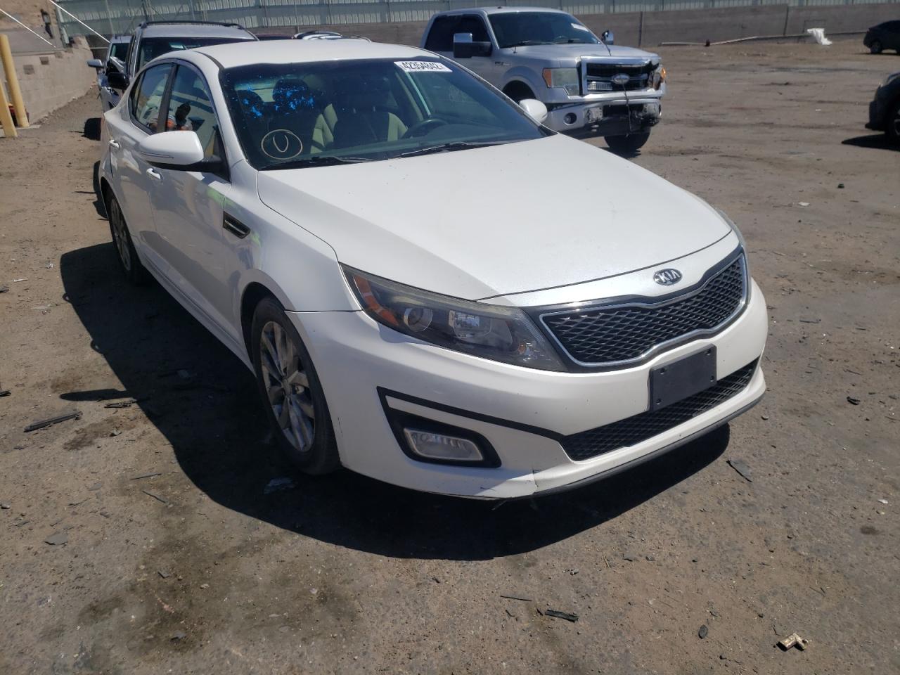 KIA OPTIMA LX 2014 with VIN 5XXGM4A73EG315516 - Photo from auction