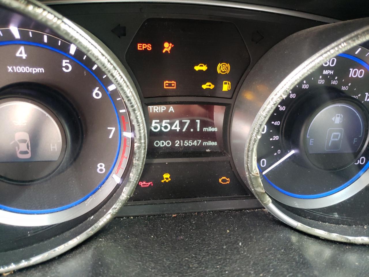 Photo 8 from auction – 2012 HYUNDAI SONATA SE with VIN 5NPEC4AC9CH378967