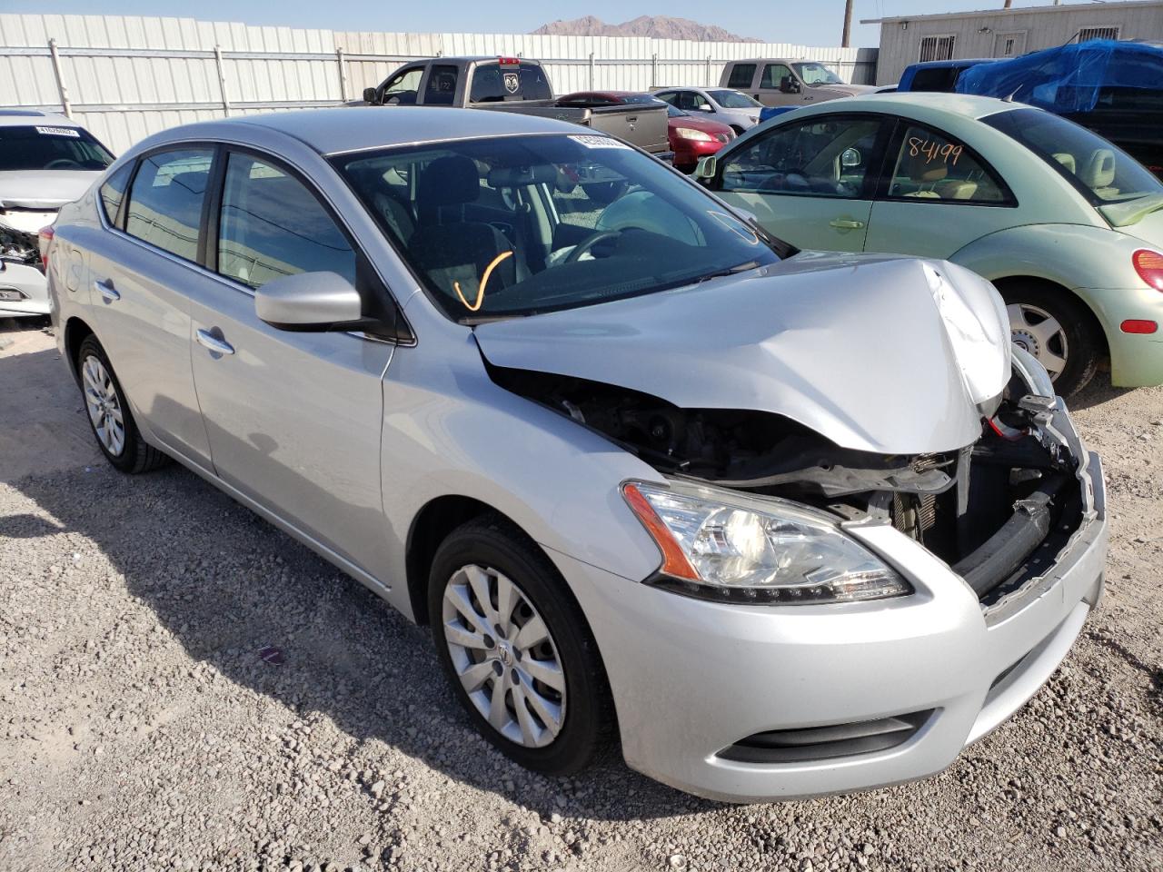 NISSAN SENTRA S 2013 with VIN 1N4AB7AP7DN907104 - Photo from auction