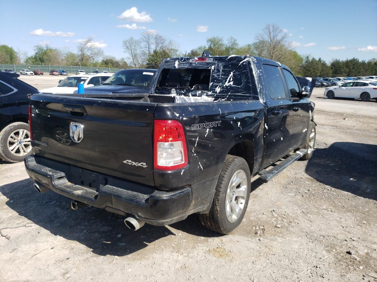 Photo 4 from auction – 2021 RAM 1500 BIG H with VIN 1C6SRFFT6MN671336