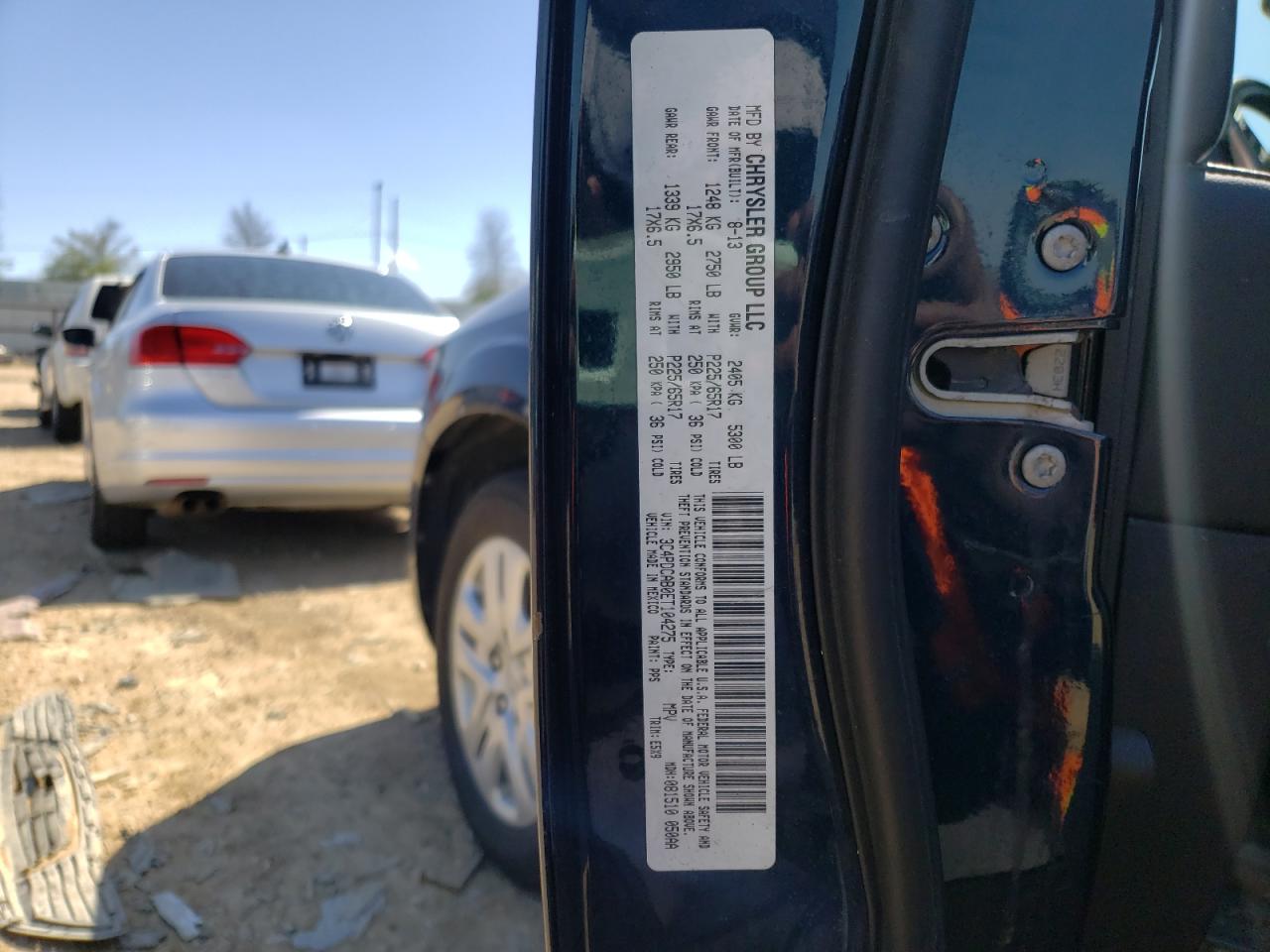 Photo 10 from auction – 2014 DODGE JOURNEY SE with VIN 3C4PDCAB0ET104275