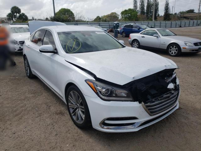 GENESIS G80 BASE 2018 with VIN KMHGN4JE0JU238700 - Photo from auction