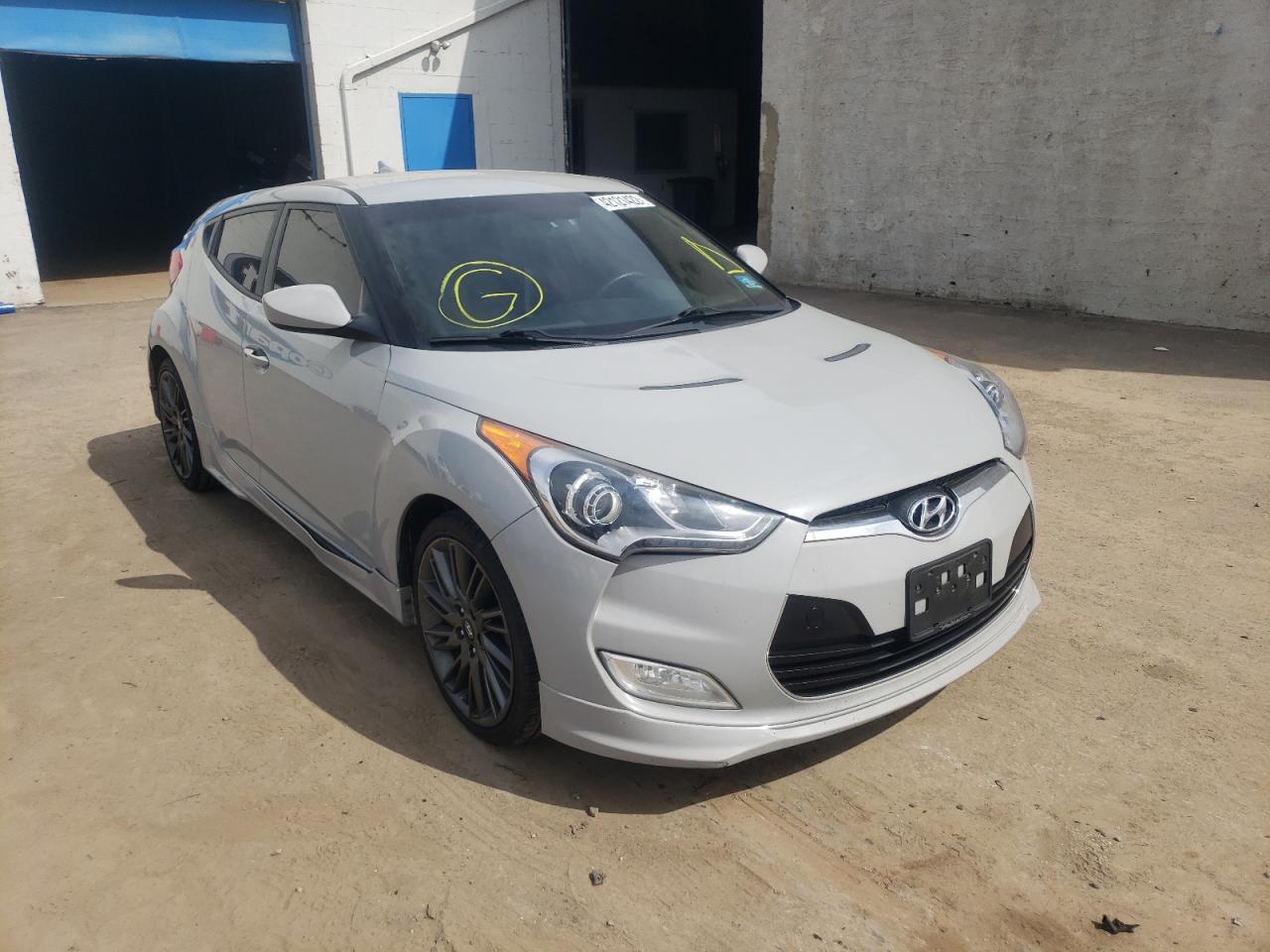 HYUNDAI VELOSTER 2013 with VIN KMHTC6AD1DU131005 - Photo from auction