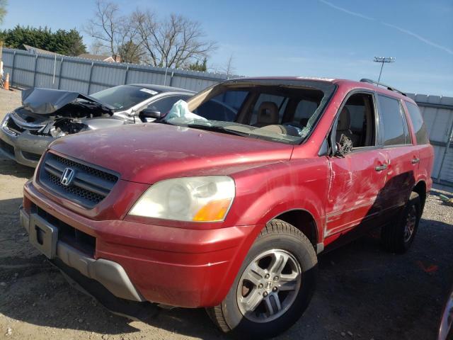 Photo 2 from auction – 2004 HONDA PILOT EXL with VIN 5FNYF18614B003531
