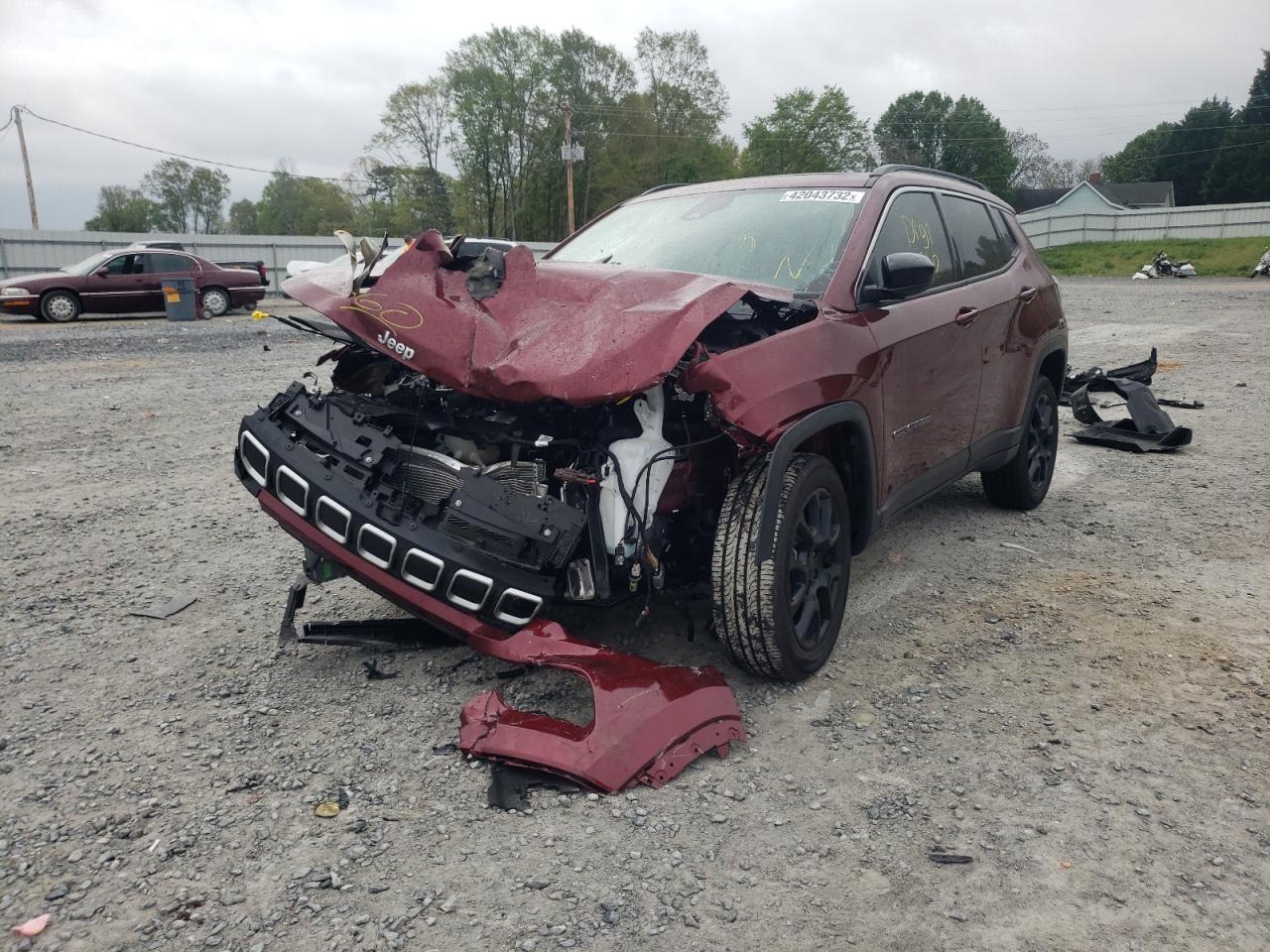 Photo 2 from auction – 2022 JEEP COMPASS AL with VIN 3C4NJDFB9NT127889