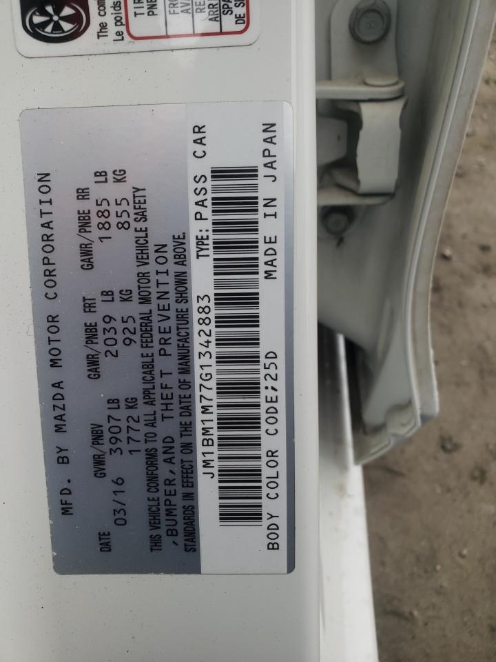 Photo 11 from auction – 2016 MAZDA 3 TOURING with VIN JM1BM1M77G1342883