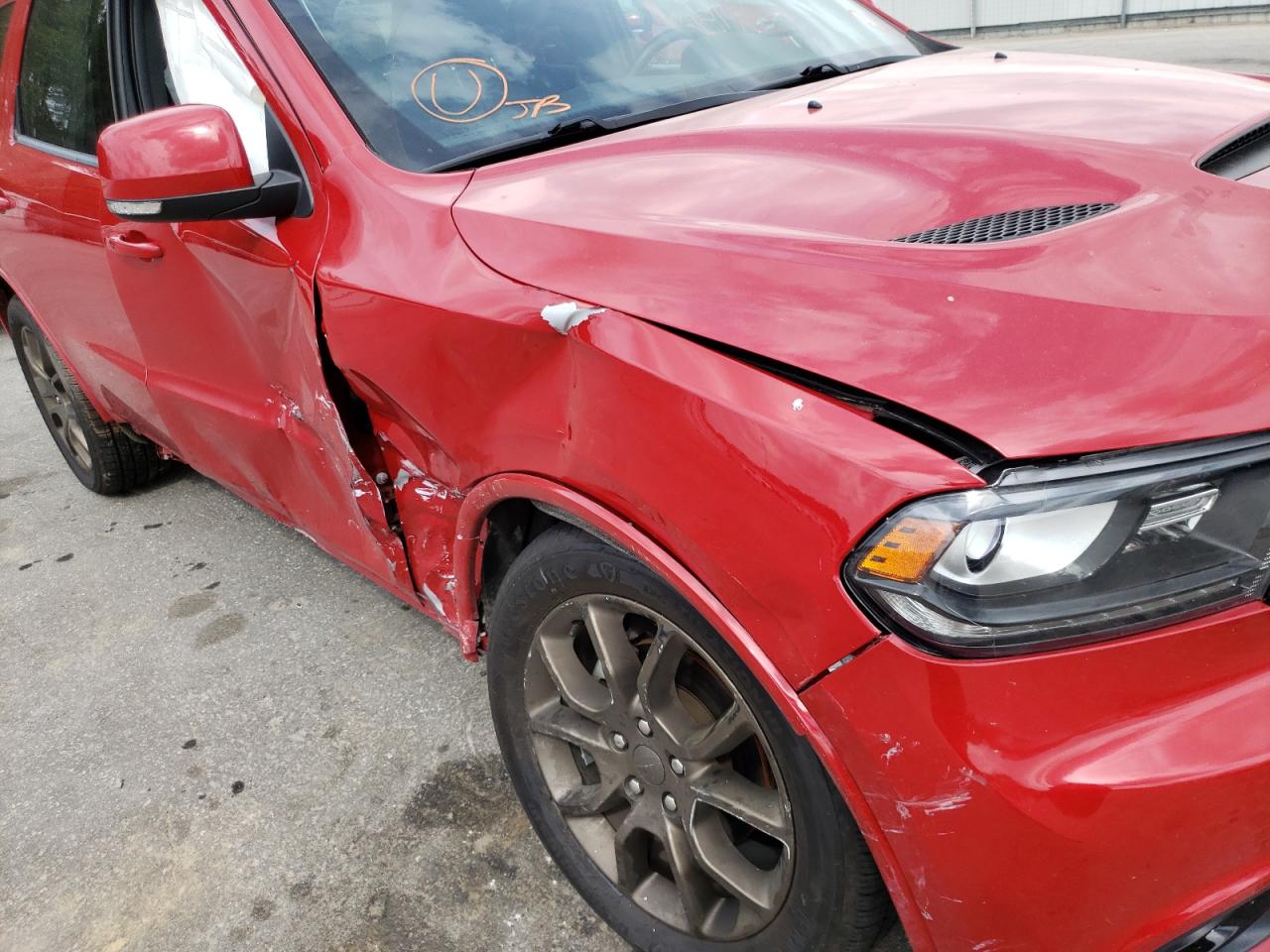 Photo 9 from auction – 2018 DODGE DURANGO GT with VIN 1C4RDHDG9JC261452