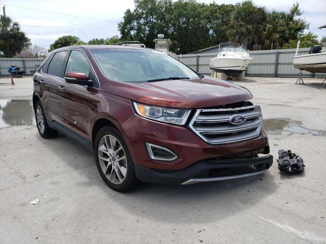 FORD EDGE TITAN 2015 with VIN 2FMTK3K8XFBC29865 - Photo from auction