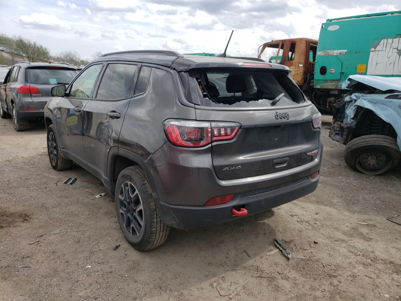 Photo 3 from auction – 2019 JEEP COMPASS TR with VIN 3C4NJDDB0KT739865