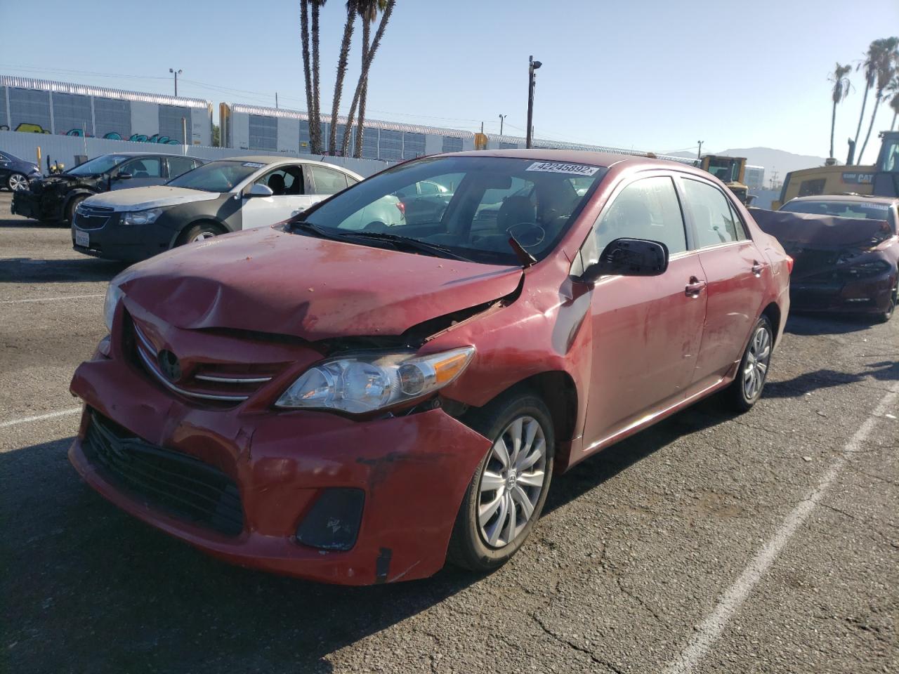 Photo 2 from auction – 2013 TOYOTA COROLLA BA with VIN 5YFBU4EE4DP171404